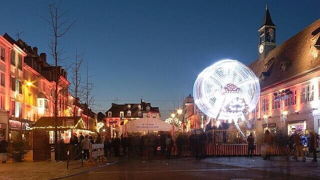 Lumi?res de No?l, ? Montb?liard.