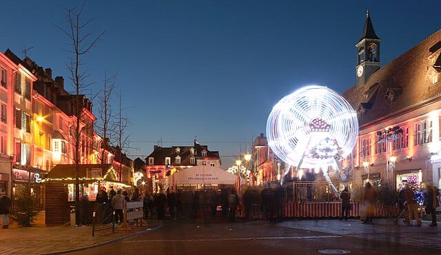 Lumi?res de No?l, ? Montb?liard.